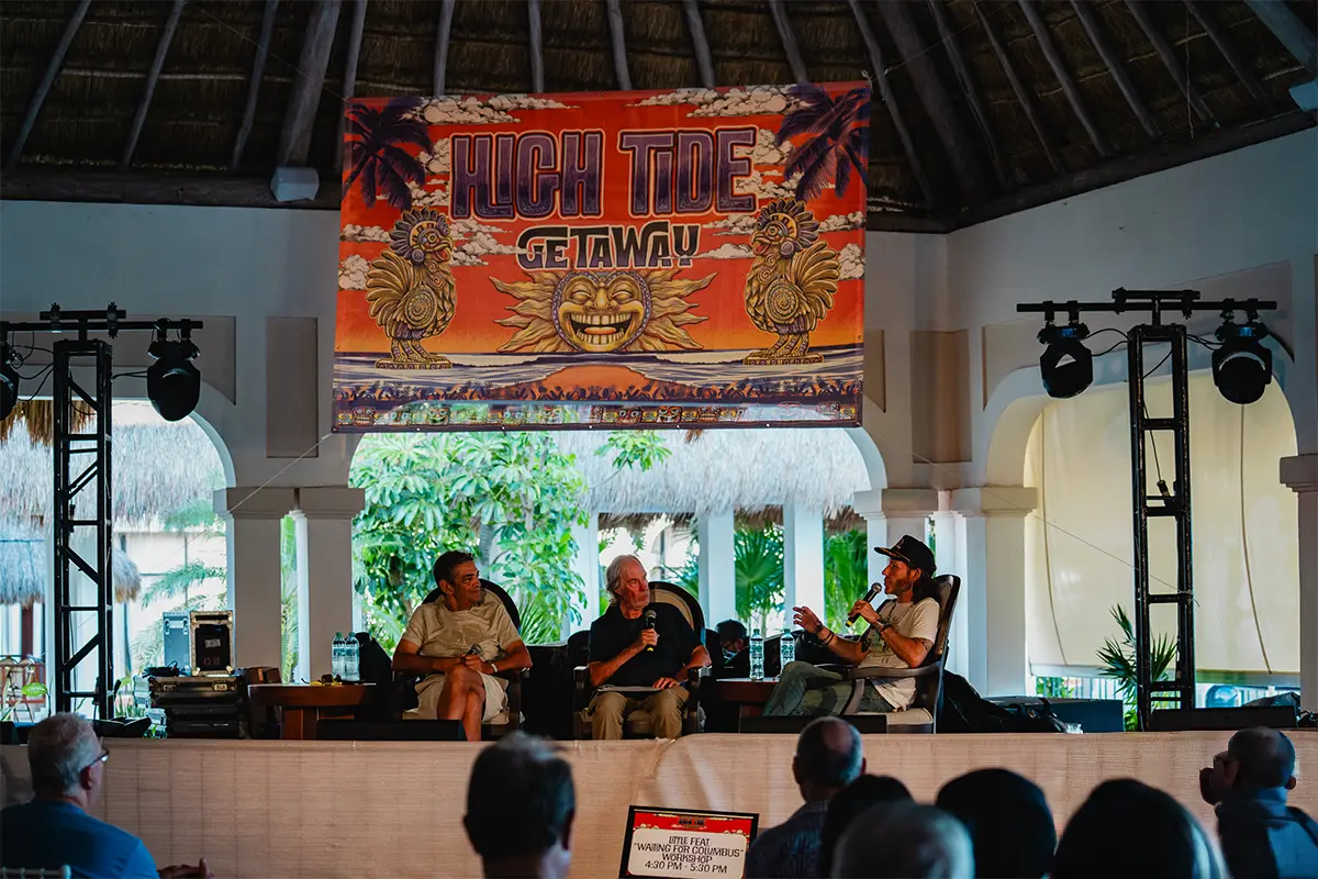 Charlie Starr hosting a Q and A with Little Feat.